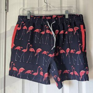 Teamm 8 Shorts, Swim, Flamingo, Short, Pockets, Size L